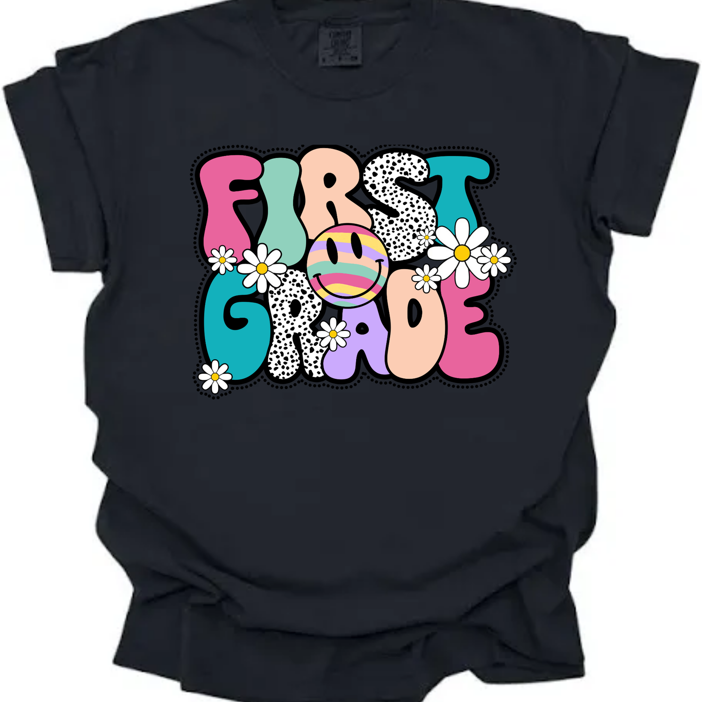 Groovy Grade Level Teacher Tee (Grades Kโ3)