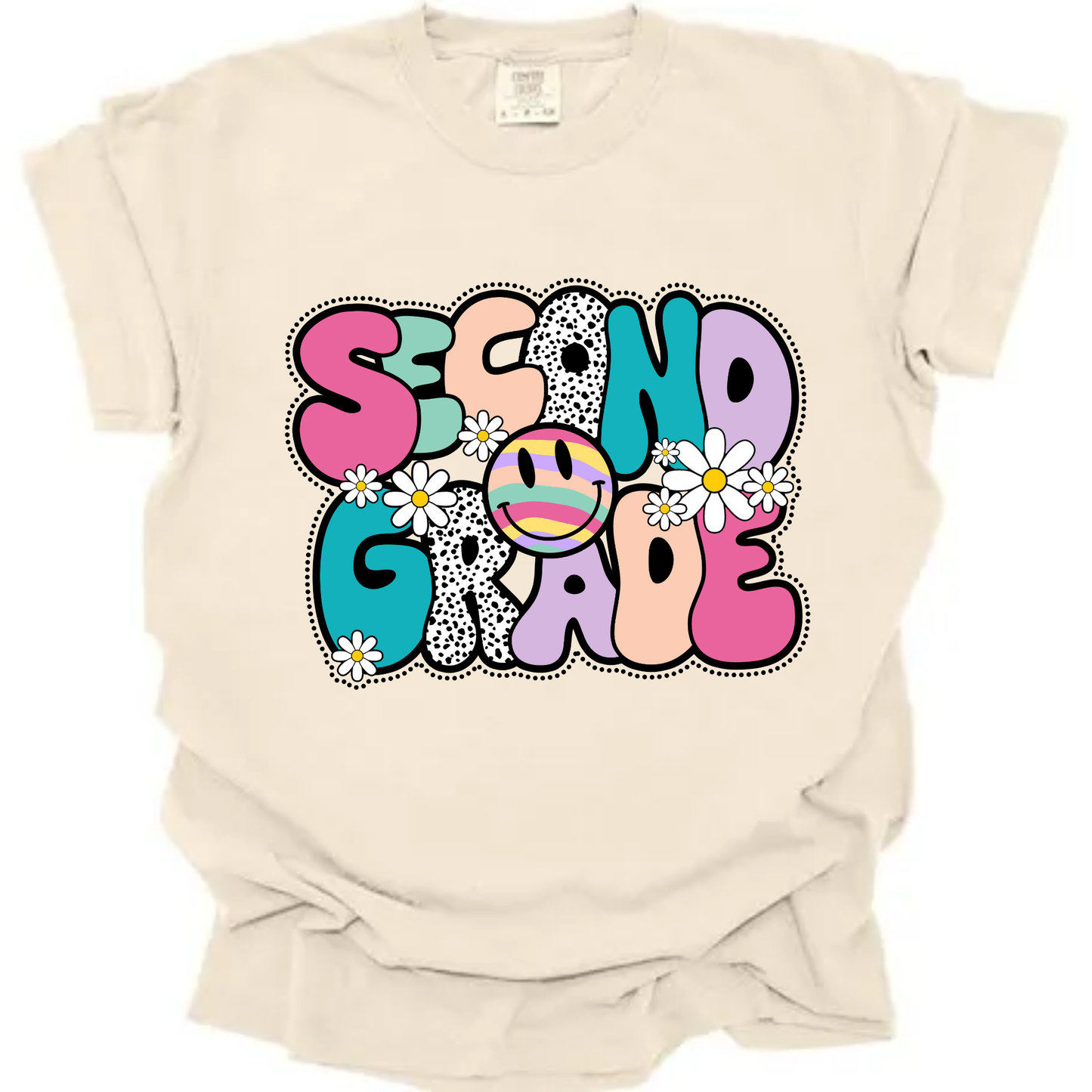 Groovy Grade Level Teacher Tee (Grades Kโ3)