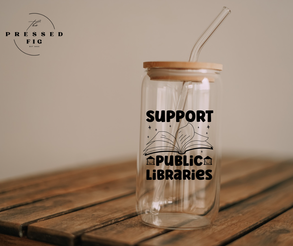 Bookish Glass Can Collection – Choose Your Design
