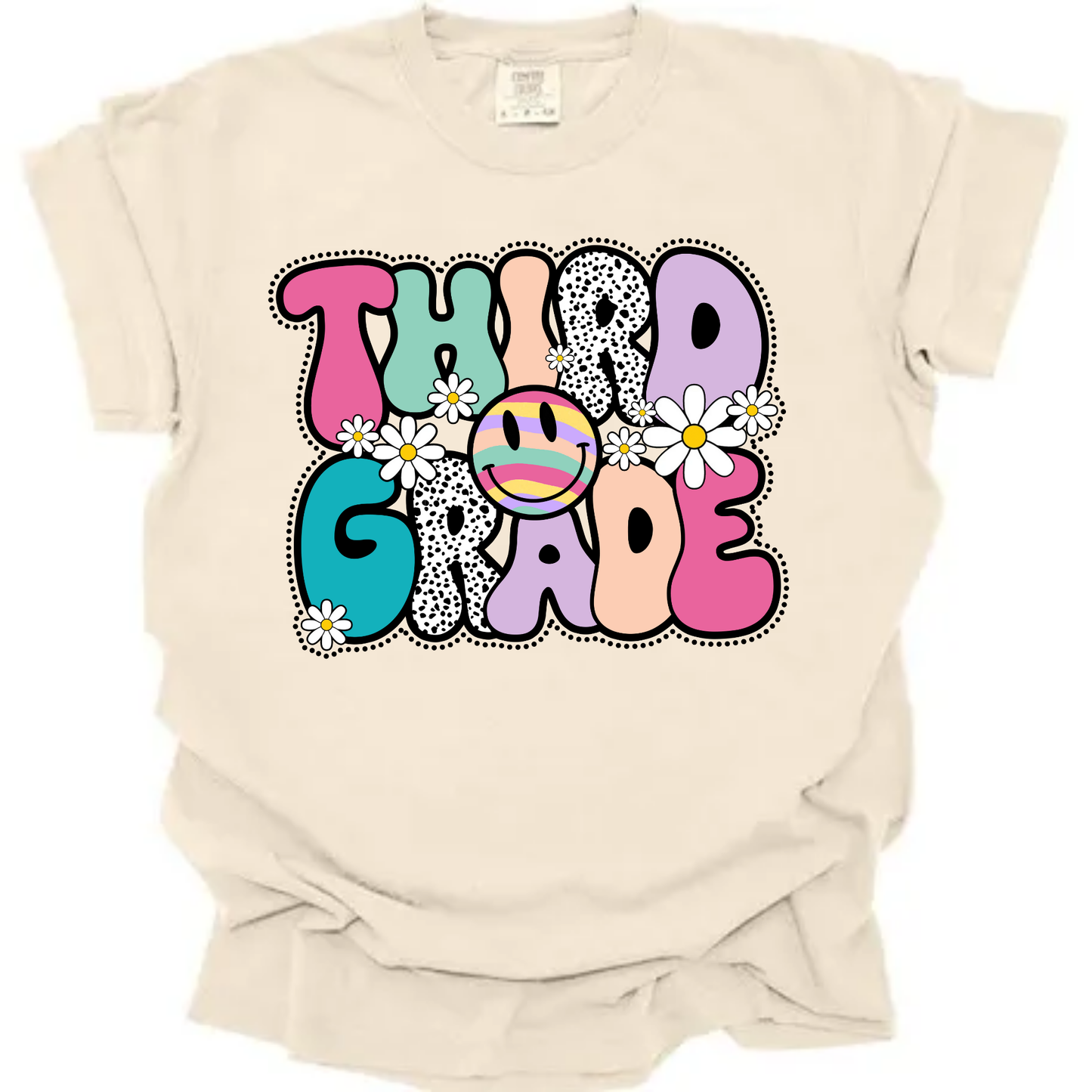 Groovy Grade Level Teacher Tee (Grades Kโ3)