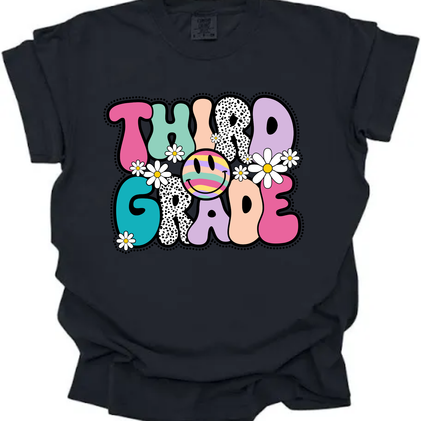 Groovy Grade Level Teacher Tee (Grades Kโ3)