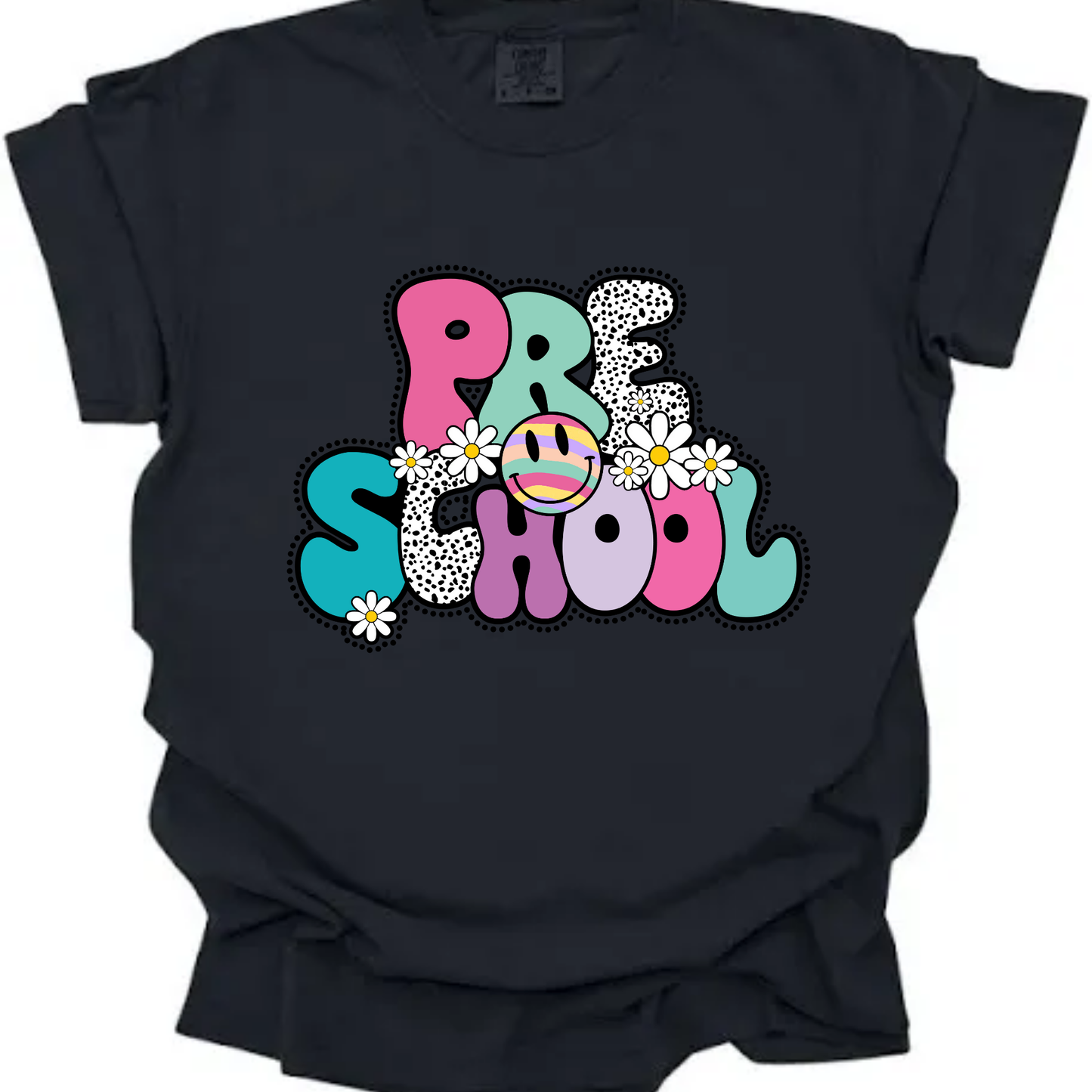 Groovy Pre-K + Preschool Teacher Tee
