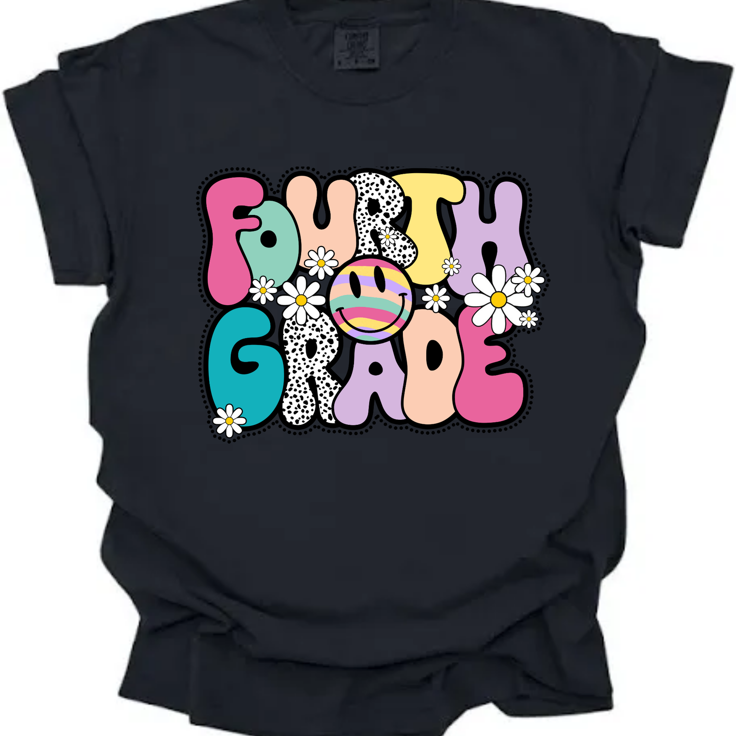 Groovy Grade Level Teacher Tee (Grades 4β7)