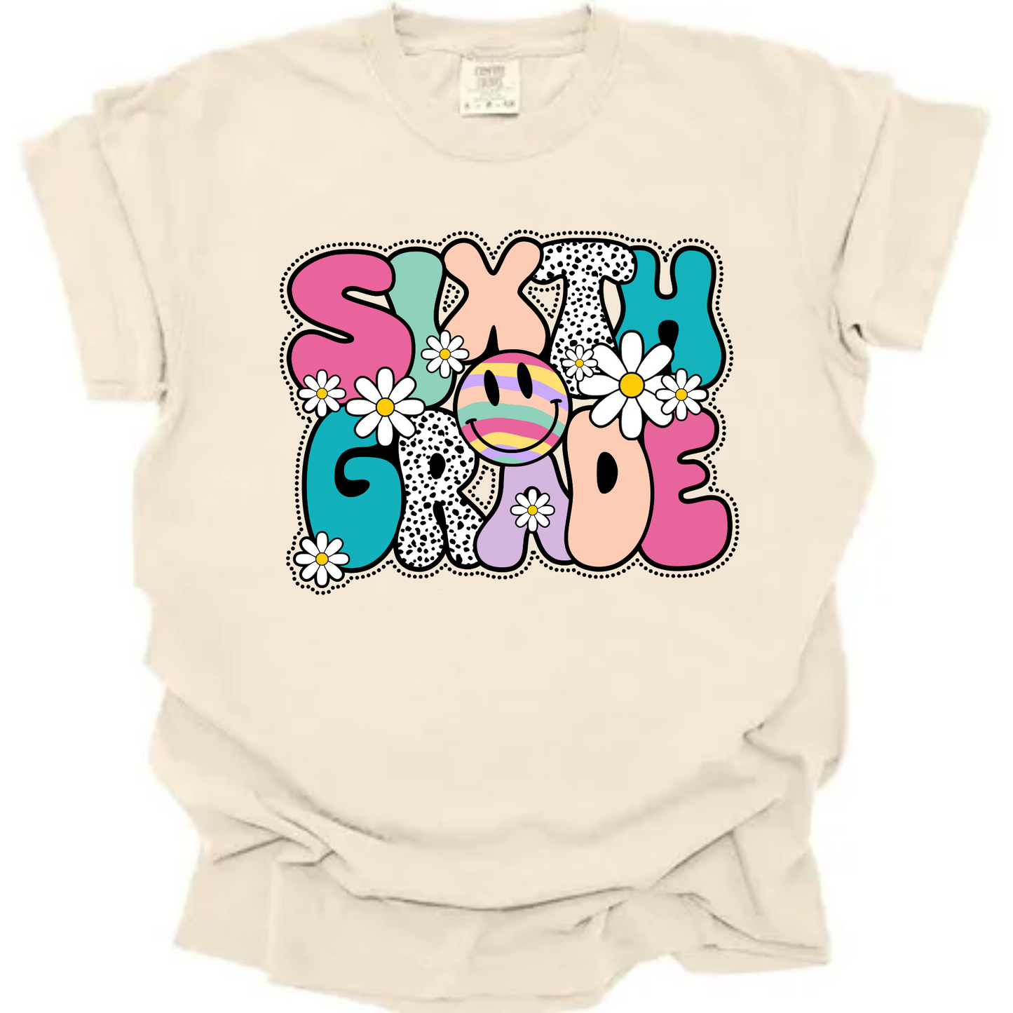 Groovy Grade Level Teacher Tee (Grades 4β7)