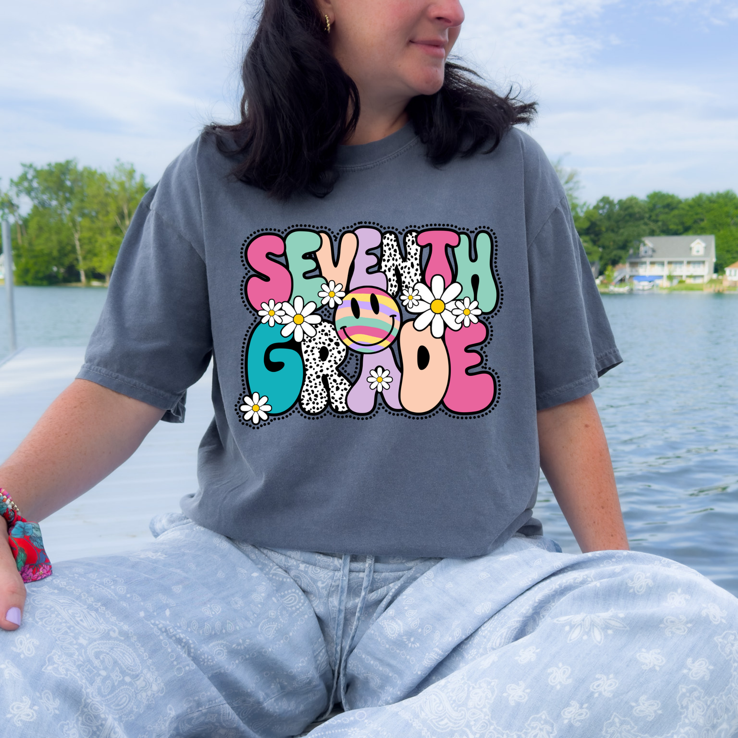 Groovy Grade Level Teacher Tee (Grades 4β7)