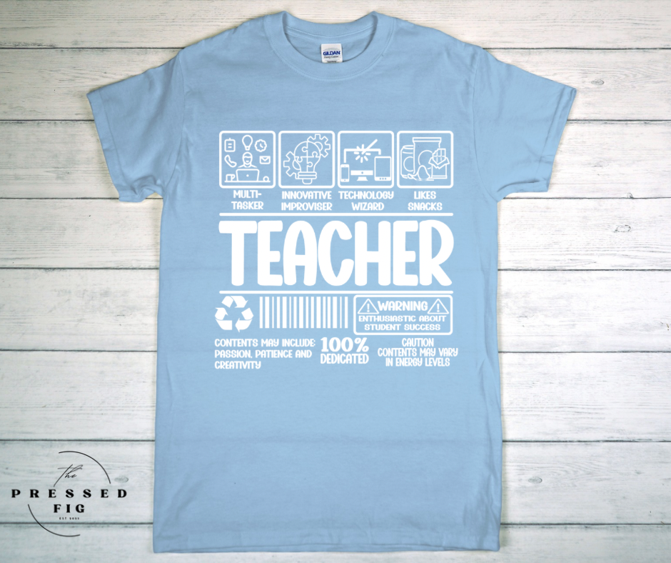 Barcode Teacher Tee