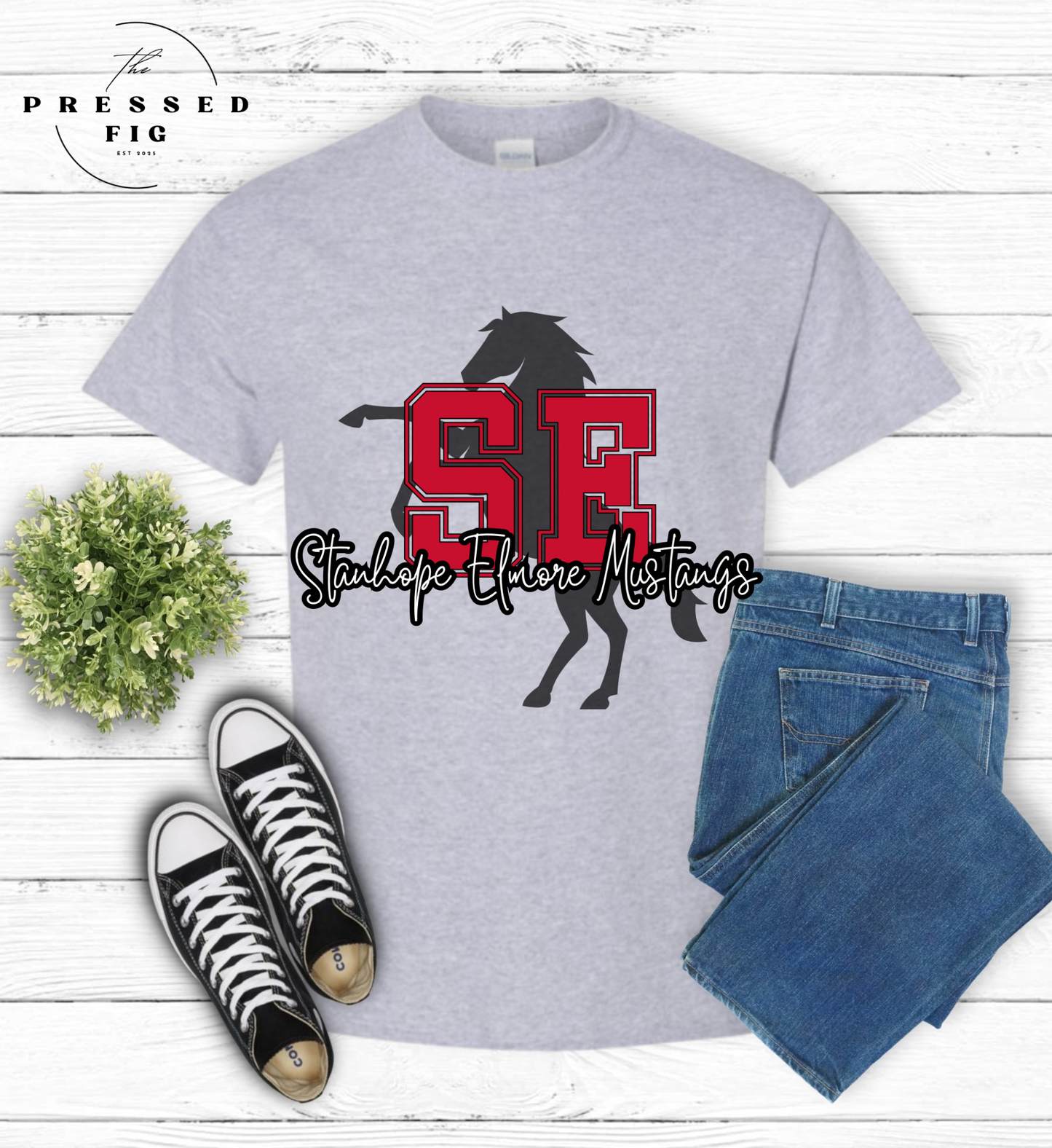 Stanhope Elmore Mustangs Tee