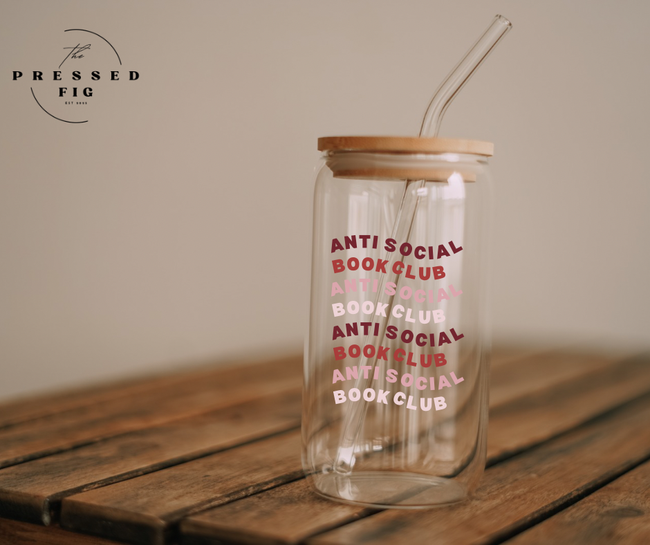 Bookish Glass Can Collection – Choose Your Design