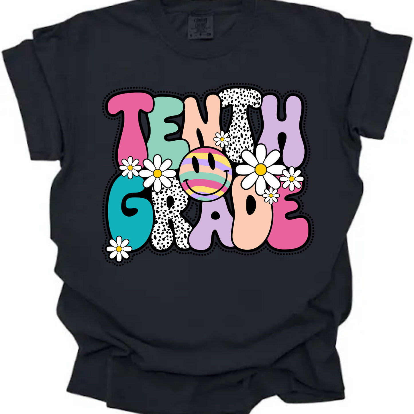 Groovy Grade Level Teacher Tee (Grades 8-10)