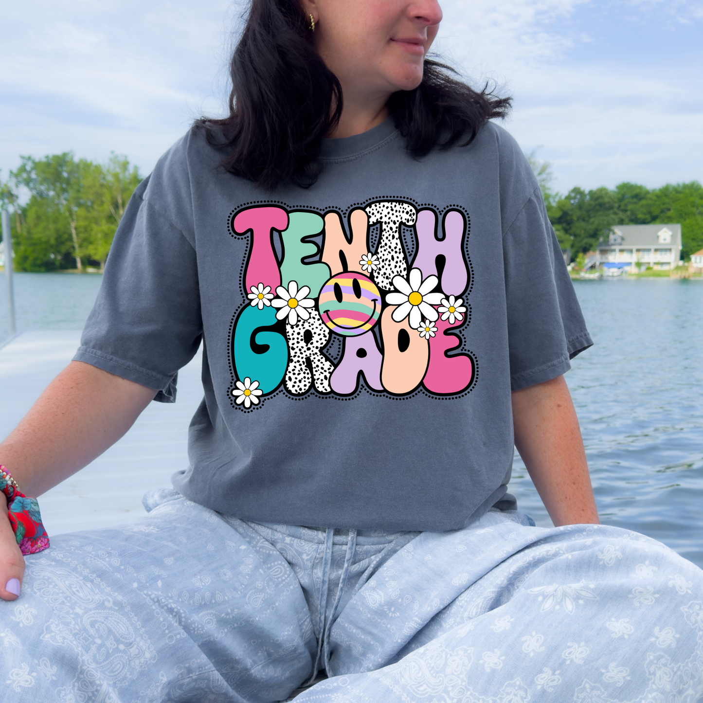 Groovy Grade Level Teacher Tee (Grades 8-10)