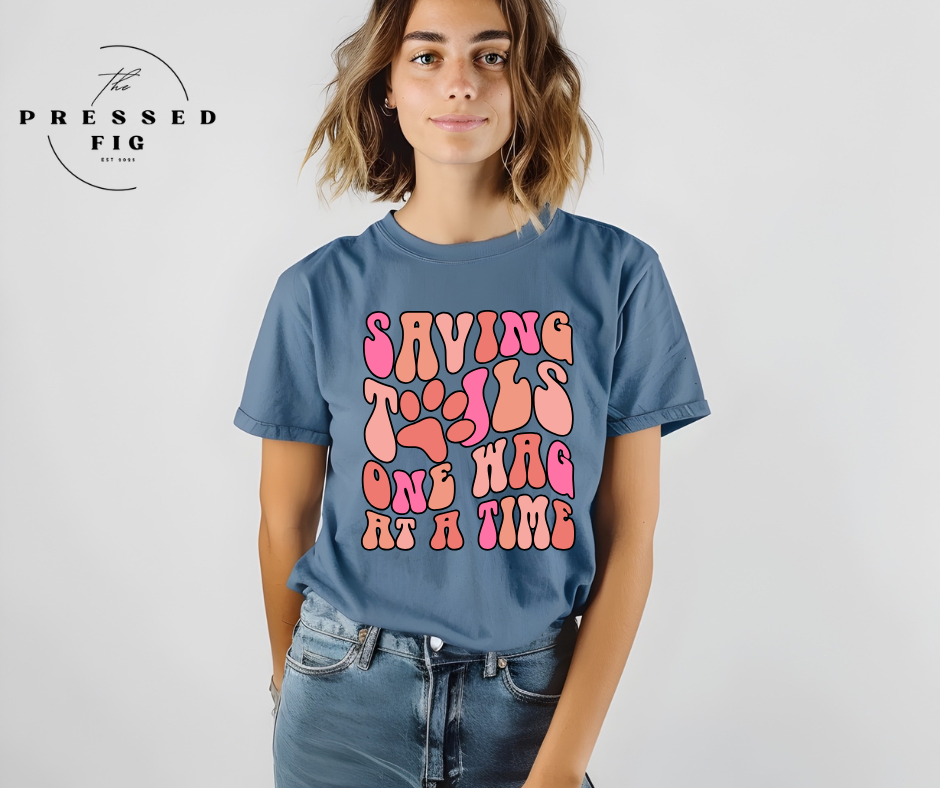 Saving Tails, One Wag at a Time Tee | PREORDER