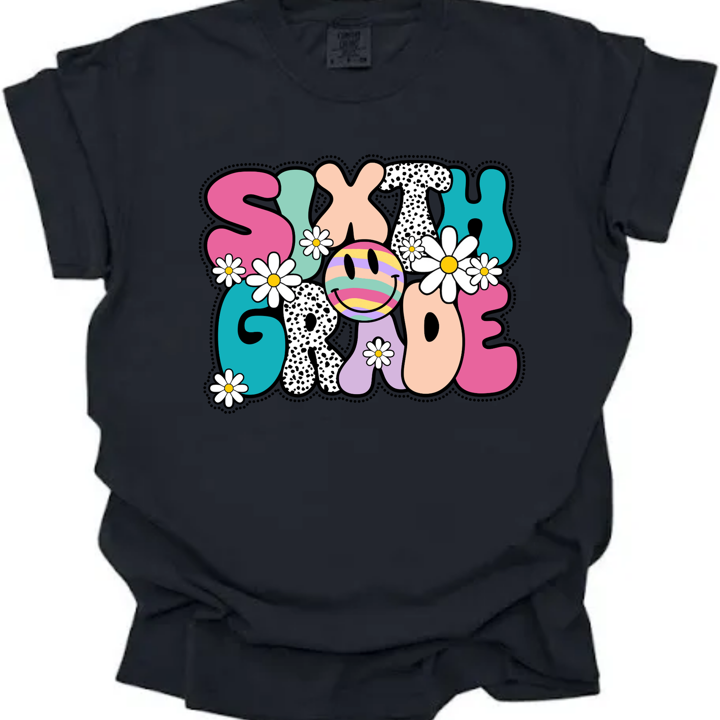Groovy Grade Level Teacher Tee (Grades 4β7)