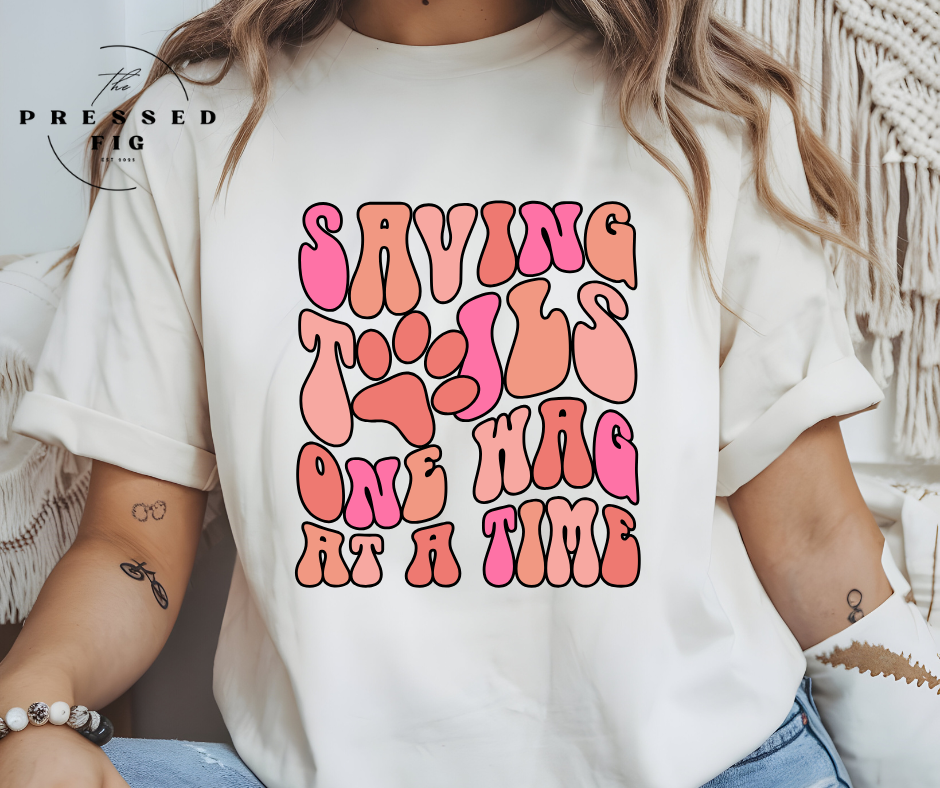 Saving Tails, One Wag at a Time Tee | PREORDER