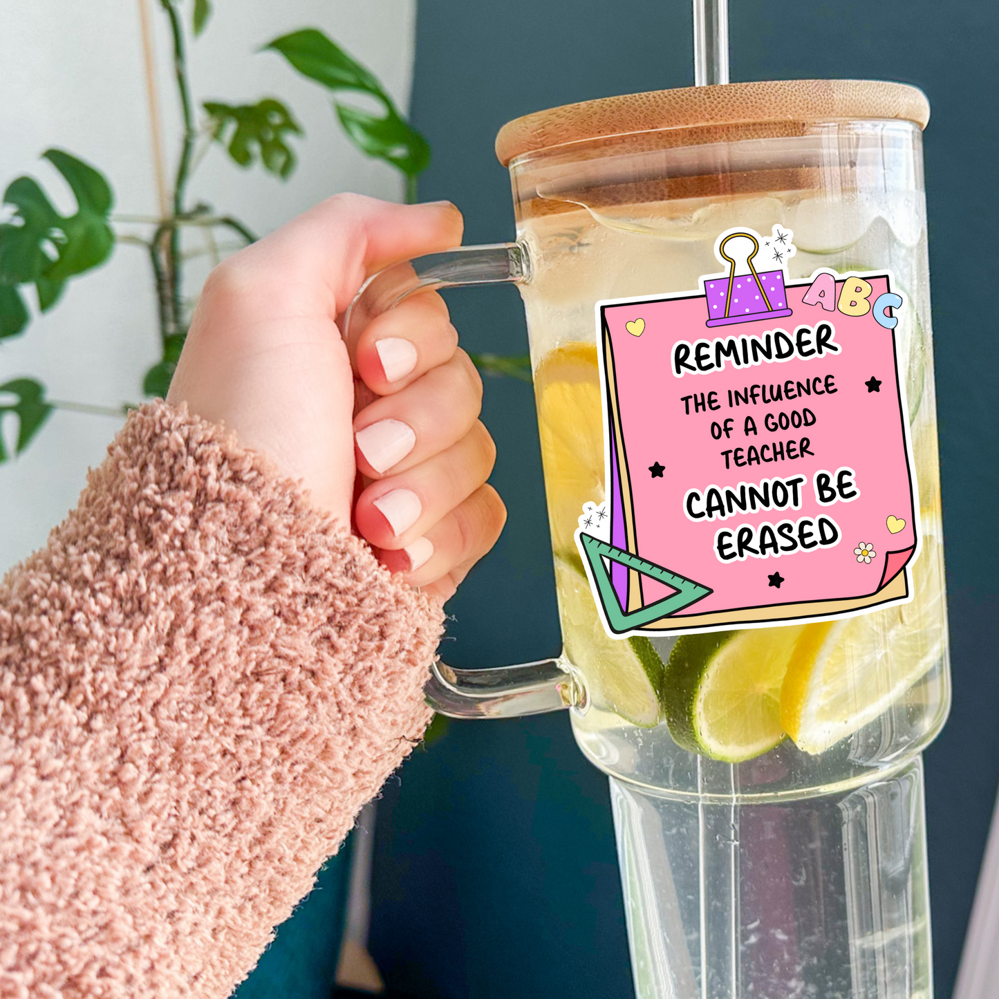 Teacher Glass 40 oz Tumbler - Personalized & Fun Styles