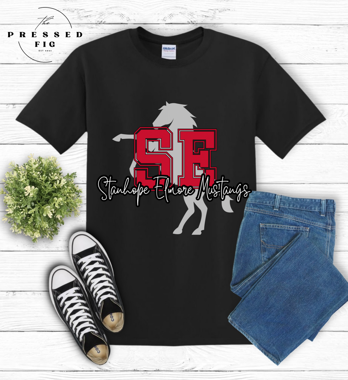 Stanhope Elmore Mustangs Tee