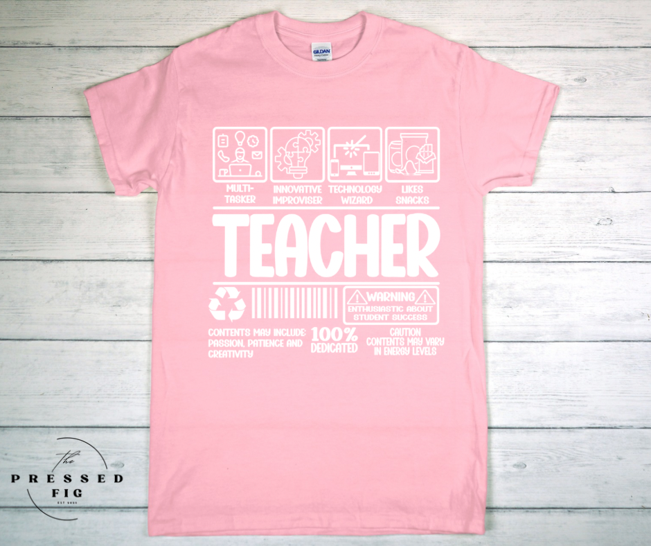 Barcode Teacher Tee