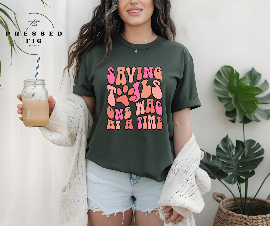Saving Tails, One Wag at a Time Tee | PREORDER