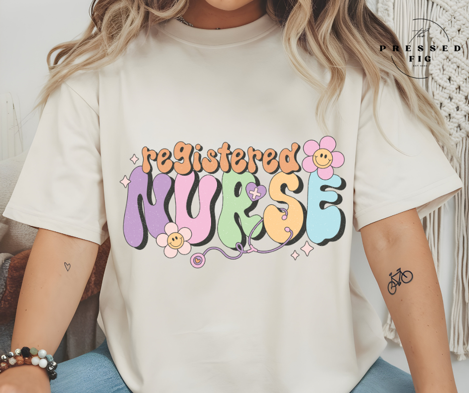 Groovy Registered Nurse | PREORDER Graphic Tee