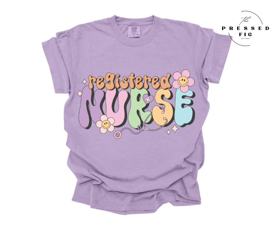 Groovy Registered Nurse | PREORDER Graphic Tee