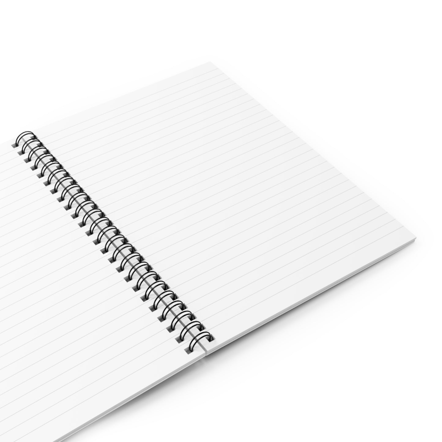 “Teacher Affirmation Bow” Spiral Notebook – All-White Cover