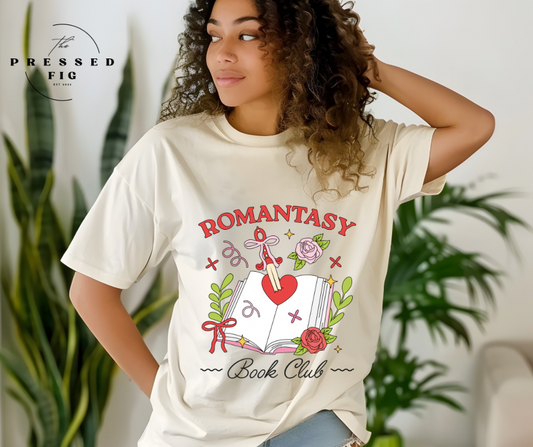Romantasy Book Club Tee